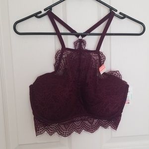 PINK Dark Purple Bralette